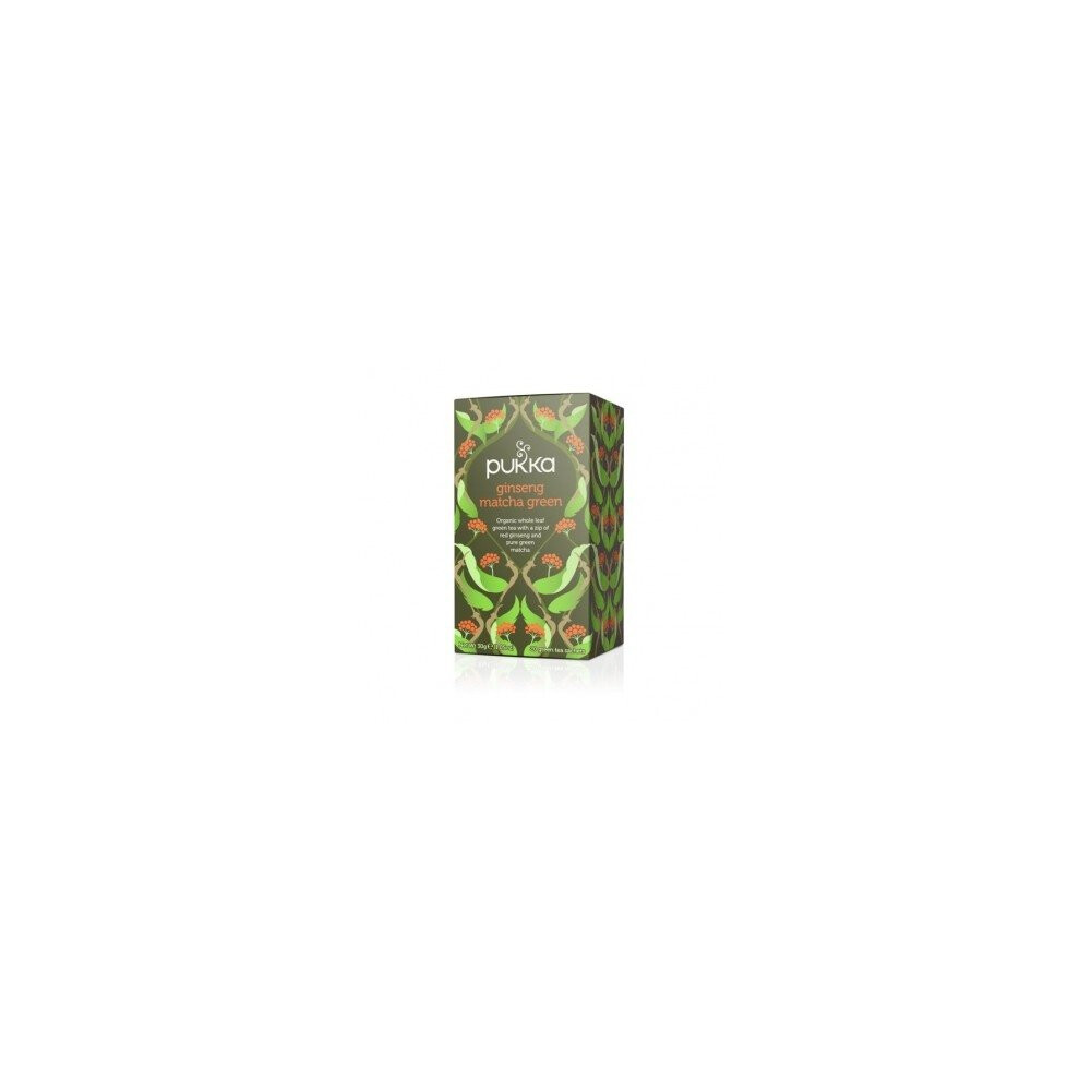 Pukka Herbs -  Ginseng Matcha Green 20  Sachet