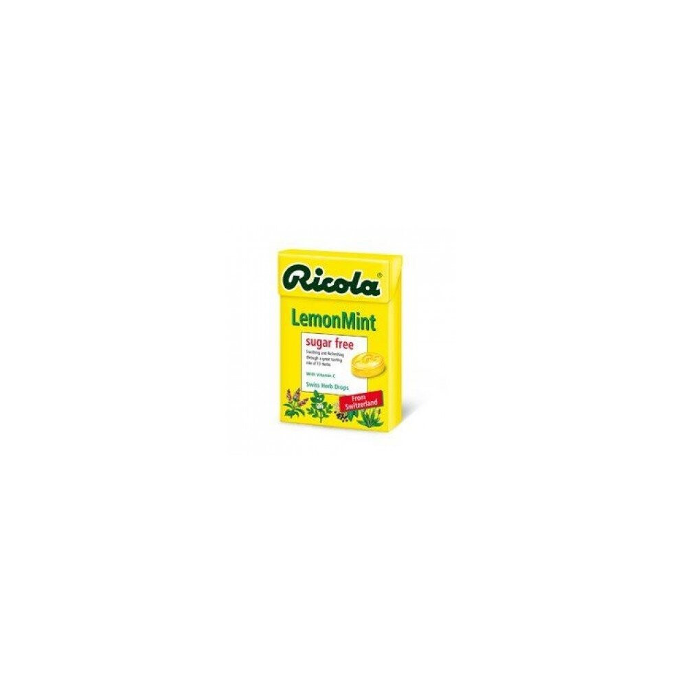 RICOLA - Swiss Herbal Sweets - Lemon -Sugar Free With Aspartame 45G