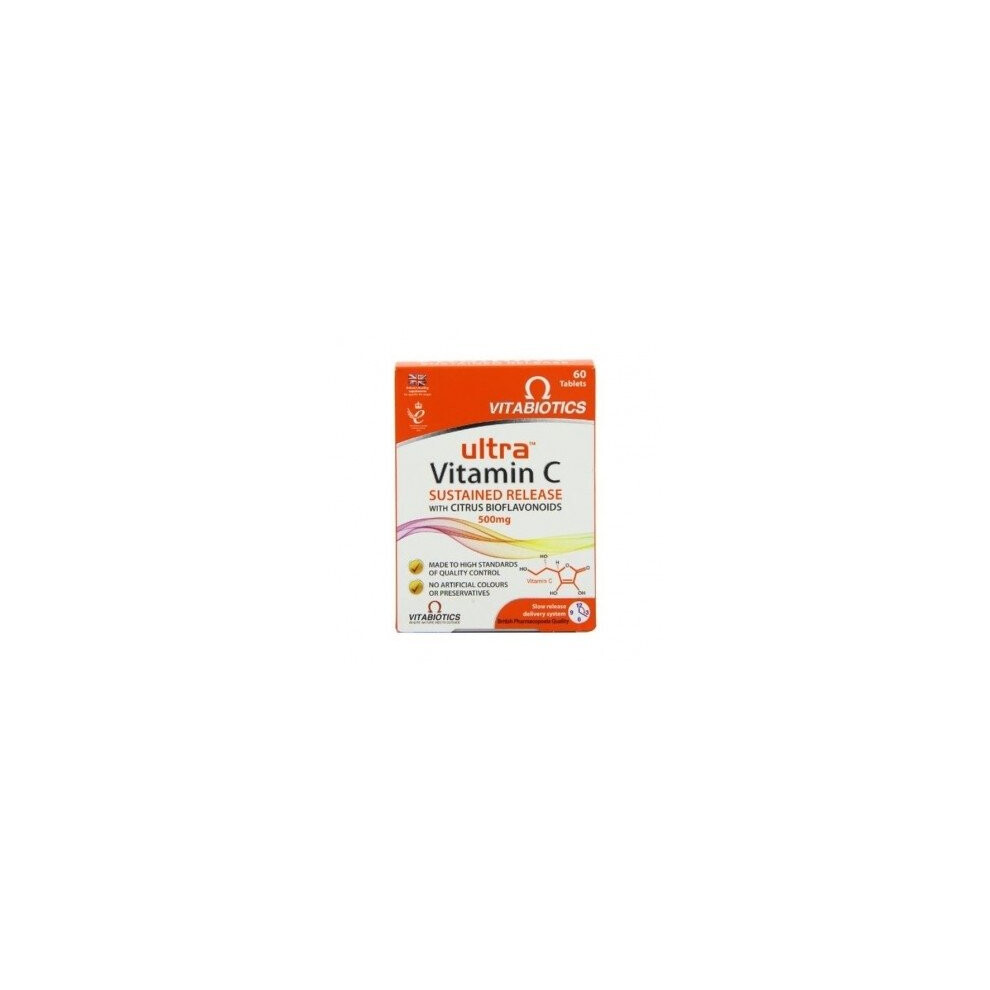 Vitabiotics - Ultra Vitamin C 500Mg Sustained Release 60 Vtabs