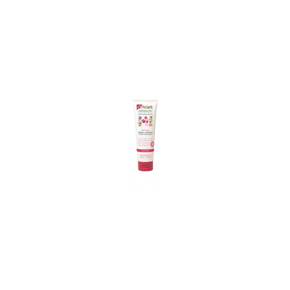 Photos - Cream / Lotion Andalou Naturals Andalou - 1000 Roses Soothing Body Lotion 