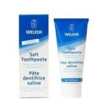 Weleda, Mundpflege, Salz Zahnpasta, Fluoridfrei, Pfefferminze, 2,5 fl oz (75 ml)