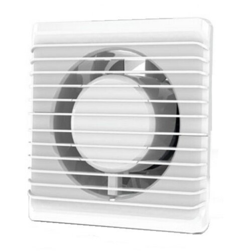 (Timer) Low Energy Silent Bathroom Extractor Fan 125mm Timer Cord Switch Humidistat