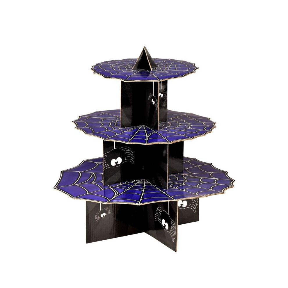 Halloween Incy Wincy 3 Tier Spider Cake Stand