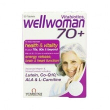 Vitabiotics Wellwoman 70+ - 30 VTabs for Women 70+, 26 Vitamins & Nutrients Supporting Heart, Brain & Immune Health