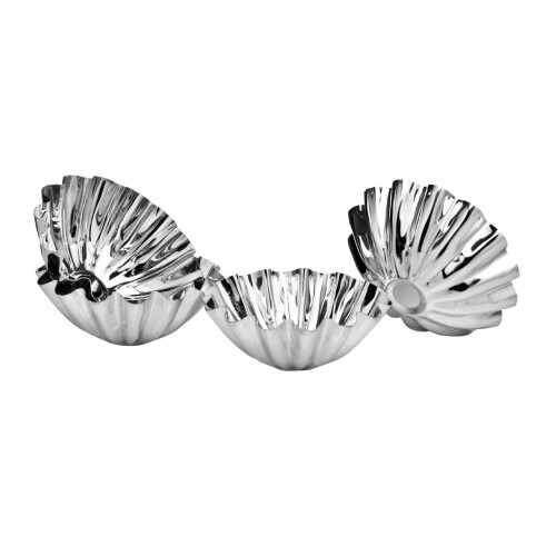 Premier Housewares Set Of 4 Brioche/Cake Moulds, Tinplate