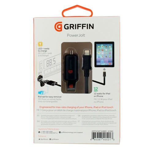Griffin Griffin PowerJolt 12 W Compact Lightning Cable (GC39940) 2