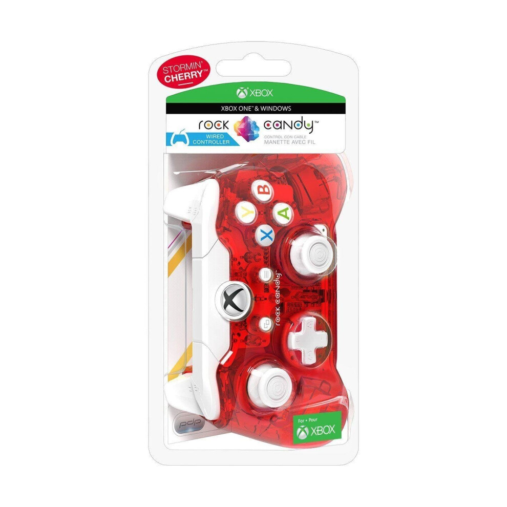 Rock Candy Wired Controller - Stormin Cherry Xbox One