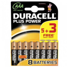 Duracell AAA 5 + 3 Free Power Plus (Model No. MN2400B53FREEPP)