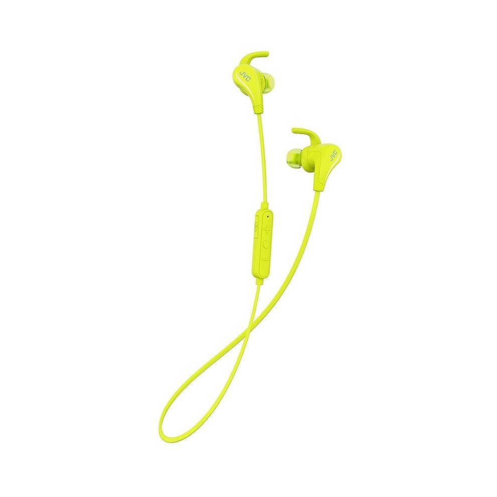 JVC AE Wireless Bluetooth Sports Headphones with Pivot Motion Fit - Yellow