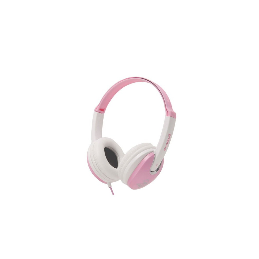 Groov-e Kidz DJ Style Headphone - Pink/White (GV590PW)