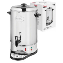 Swan Tea Urn Simmer Sat Control Non Drip Tray 8L - Silver (Model No SWU8L)