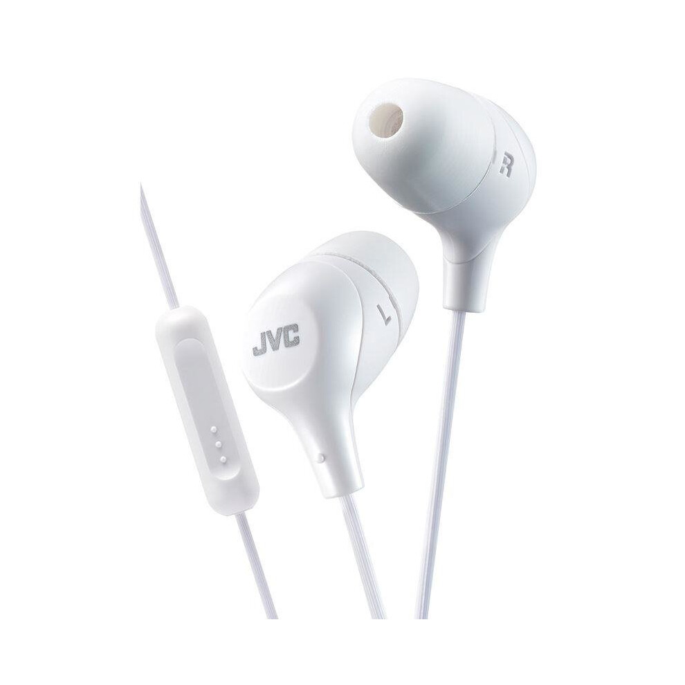 JVC In-Ear Headphones with 1-Button Remote Control And Mic - White-image-OPC-P86QDN-NEW