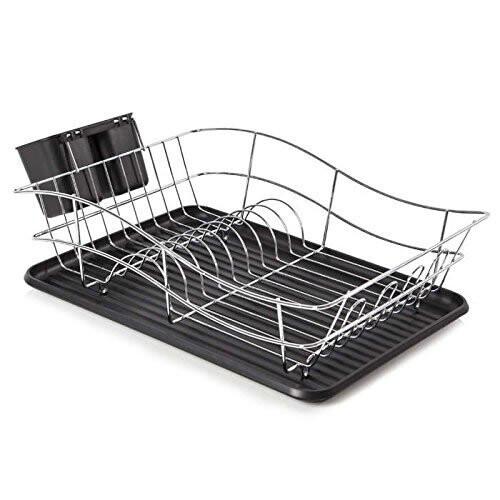 Tower Tower Dish Rack with Black Tray (Model No. T81400)