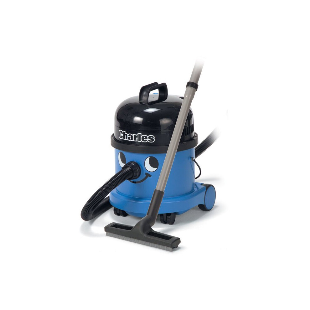 Henry Charles Wet and Dry Vacuum Cleaner, 15 Litre, 1060 Watts, Blue