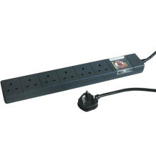Tacima CS947 6 Way Mains Conditioner | 2 Metre Extension Lead