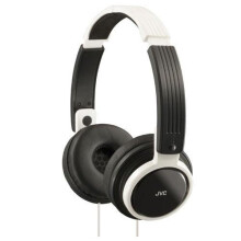 JVC Riptide Portable Headband Headphones - White