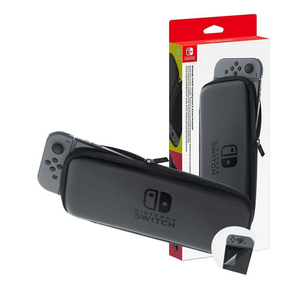 Nintendo Switch Joy-Con Accessory Set - Carrying Case + LCD Protection Sheet