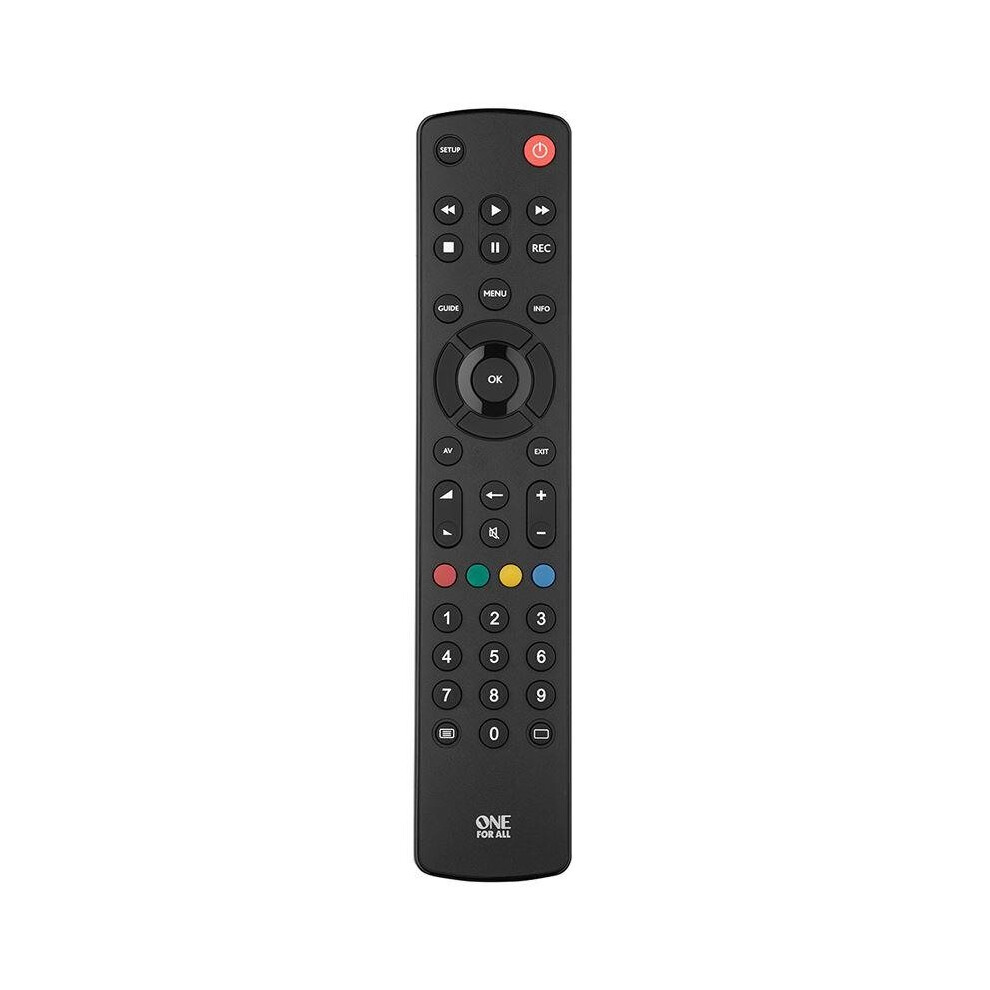 Contour Urc1210 Universal Tv Remote - Learnable, 30-Second Setup, Compatible With Lcd/Led/Plasma Tvs 8716184064982