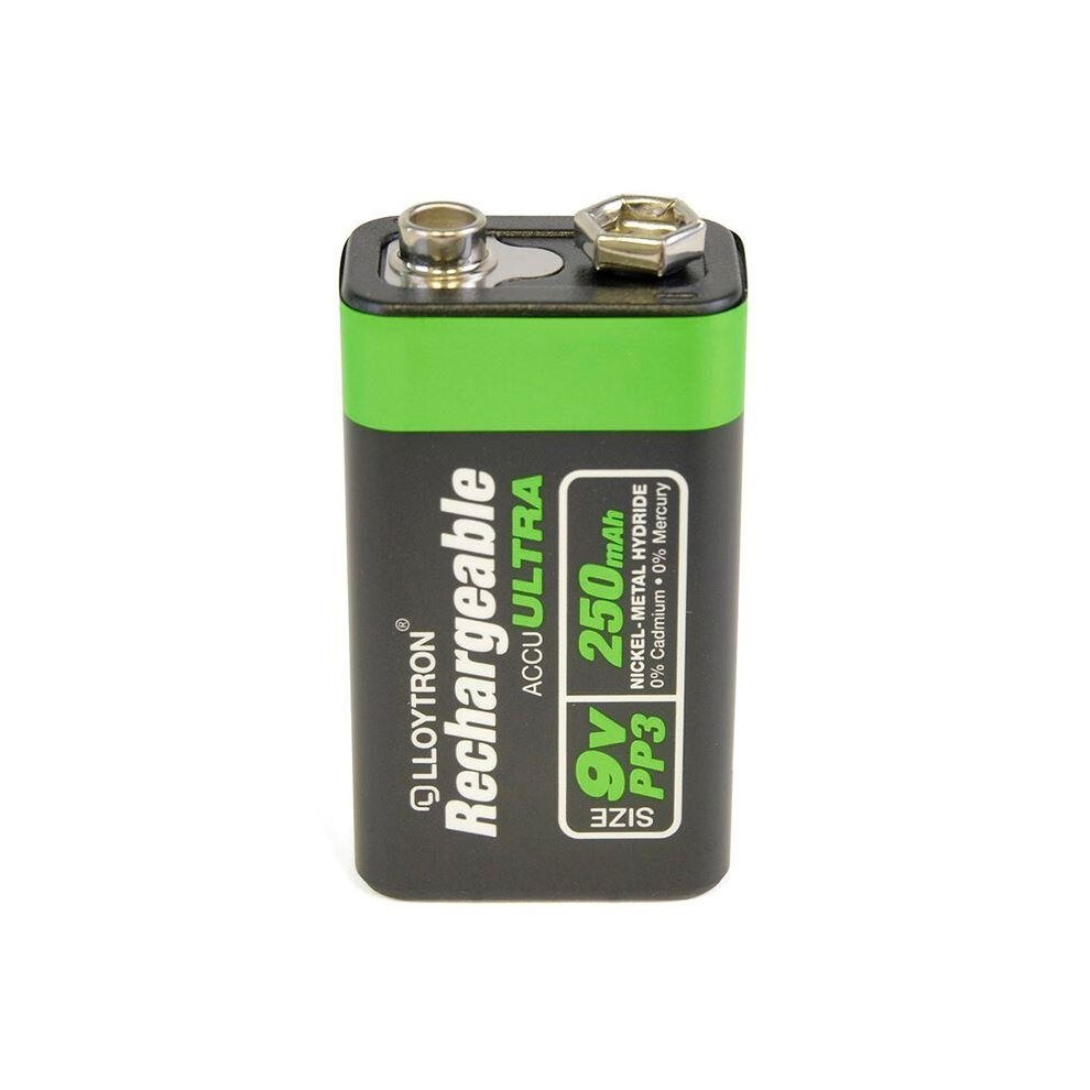 Lloytron 9 V 250 mAh NIMH AccuUltra Battery (Model No. B018)