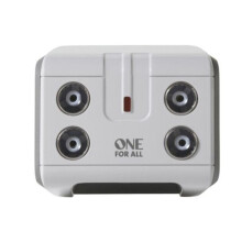 One For All 4 Way Signal Booster/Splitter for TV (SV9604)