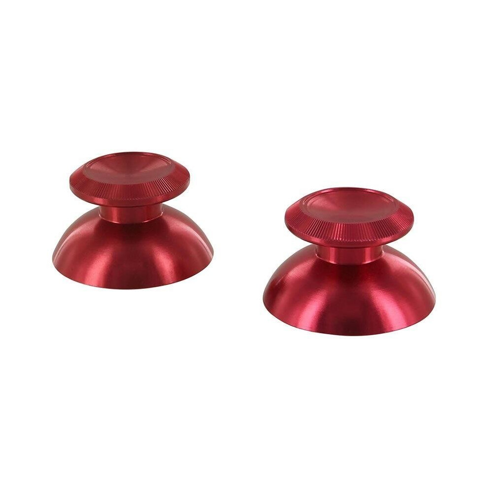 Zedlabz Aluminium Alloy Metal Analog Thumbsticks For Sony Ps4 Controllers - Red 5060276726726