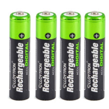 Lloytron AAA 900 mAh NIMH AccuUltra Battery Pack of 4 (Model No. B015)