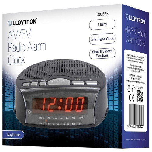 Lloytron Daybreak Alarm Clock Radio (J2006BK) 1