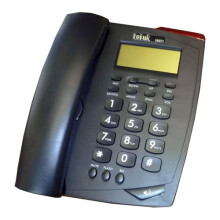 Tel UK Venice Phone Caller ID Telephone - Black (18071B Venice)