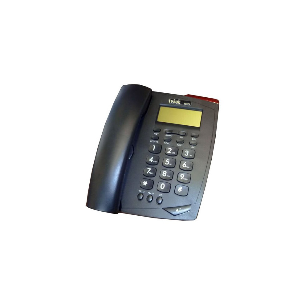Tel Uk Venice Phone Caller Id Telephone - (18071B Venice) Black 5023588180716