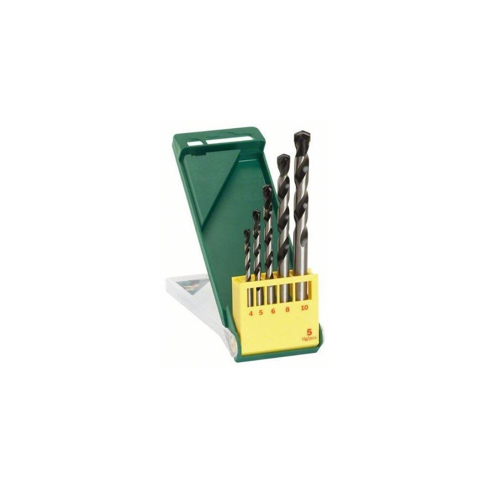 Bosch 2607019444 4/5/6/8/10 mm Concrete Drill Bit Set 5-Piece