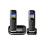 Panasonic Panasonic Twin Handset Cordless Phone + Nuisance Call Blocker LCD Colour Display 1