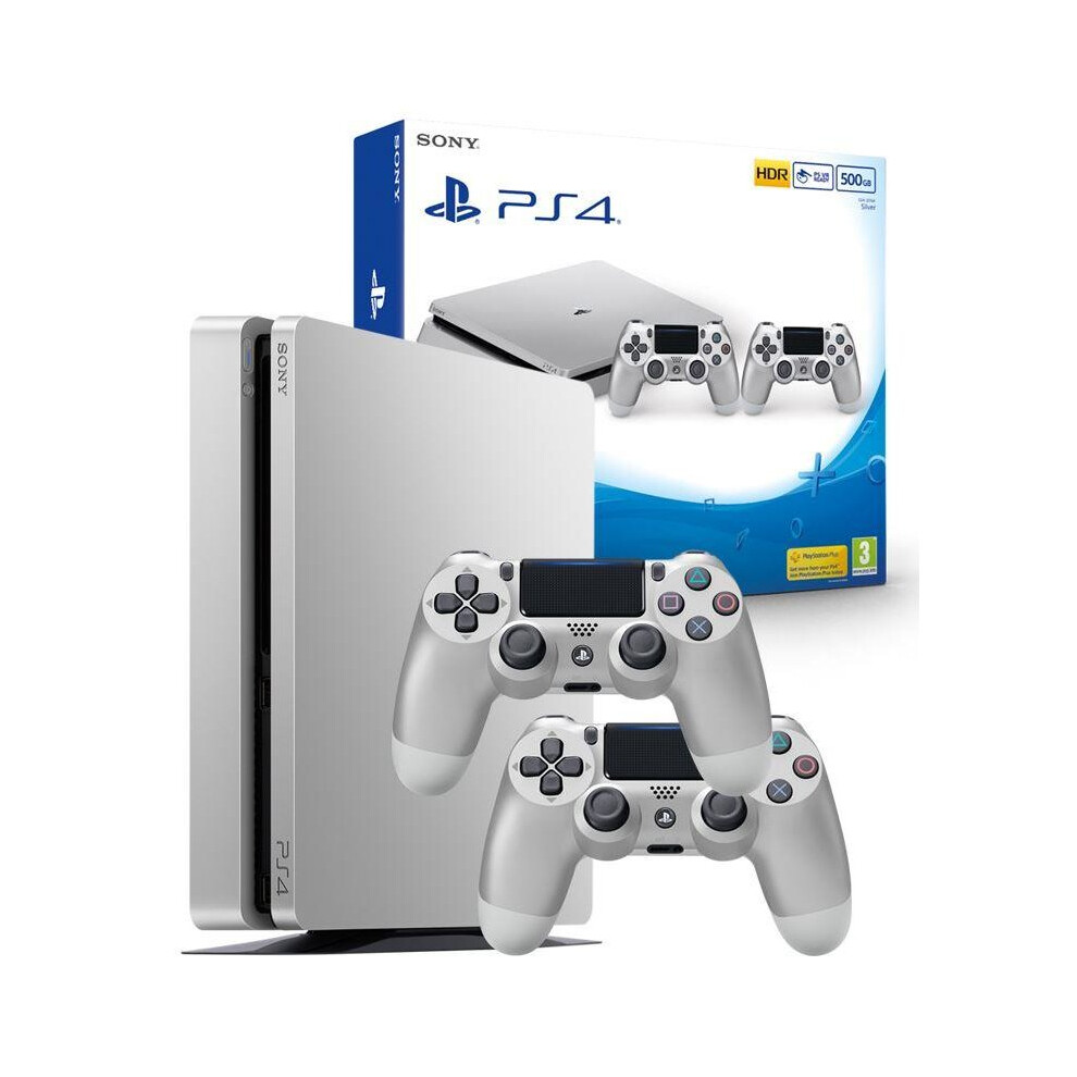 Limited Edition Silver PlayStation PS4 Gaming Console