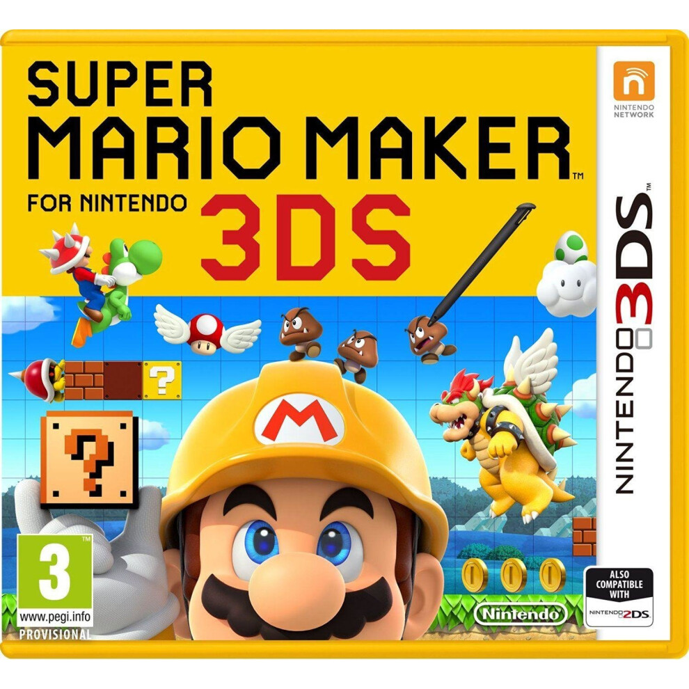 Super Mario Maker 3DS Nintendo 3DS Game