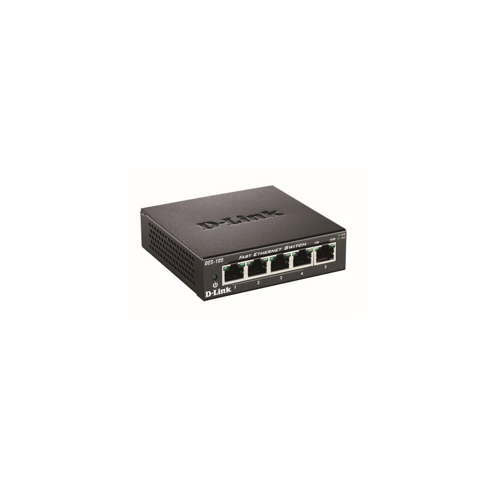 D-Link DES-1005 5-port 10/100 Metal Housing Desktop Switch