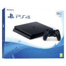Sony PlayStation 4 500GB PS4 Slim Console - Black - Refurbished