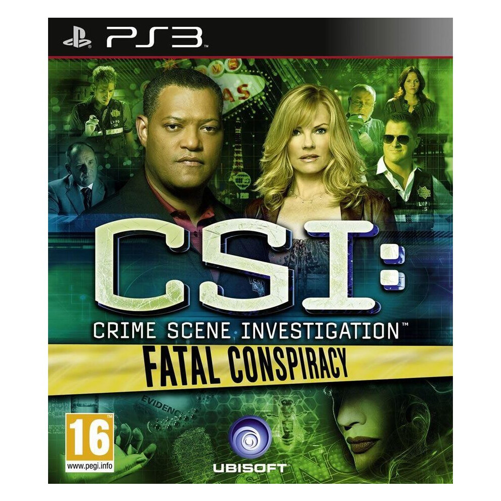 Csi: Crime Scene Investigation - Fatal Conspiracy Ps3 Game 3307217935628