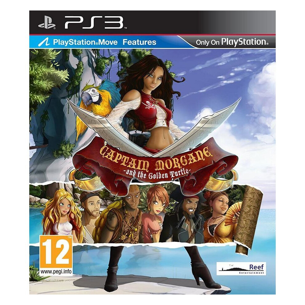 Captain Morgane And The Turtle Ps3 Game Golden 5060112430626