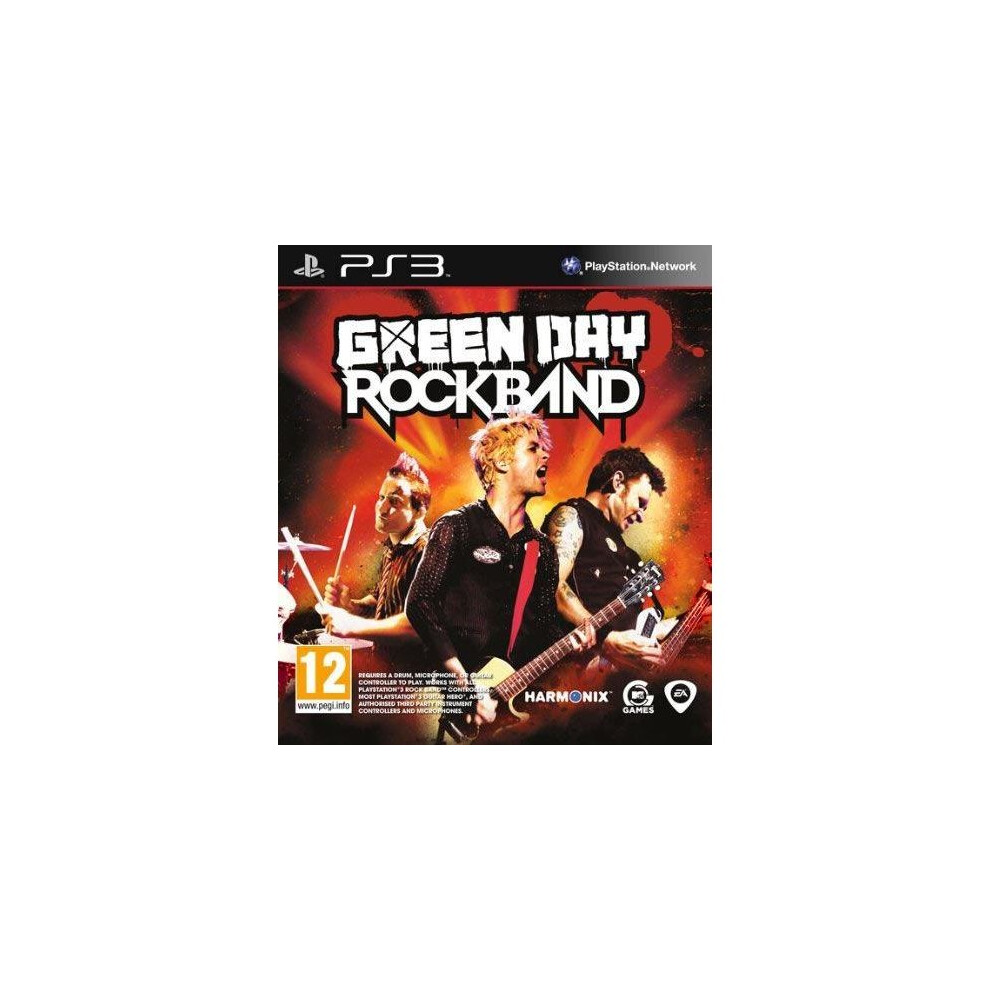 Green Day Rockband PS3 Game