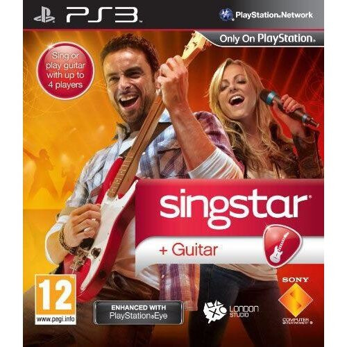 Playstation SingStar Guitar - PlayStation Eye Enhanced PS3 Game 1