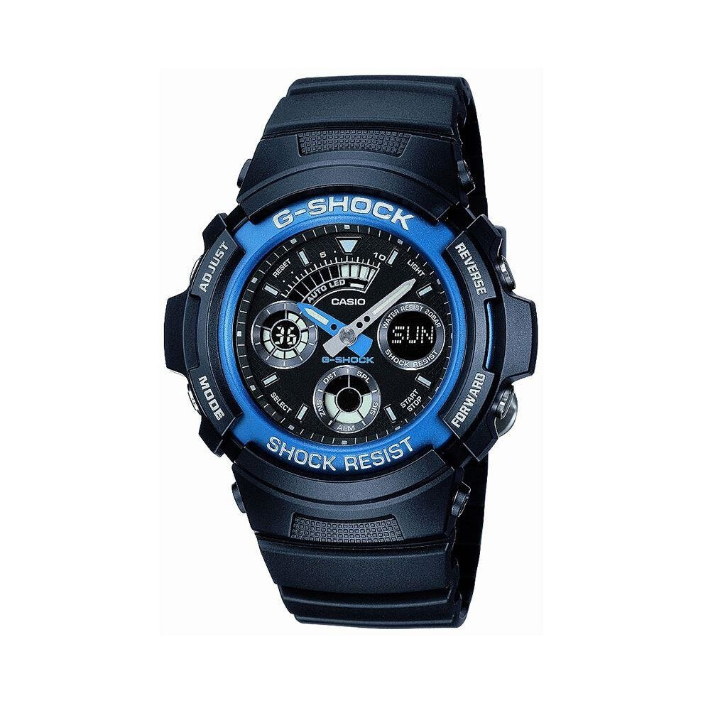 Casio G-Shock Combination Watch With 5 daily alarms (Model No. AW-591-2AER)
