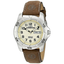 Timex Expedition Quartz Traditional Watch with Off-White Dial Analogue Display