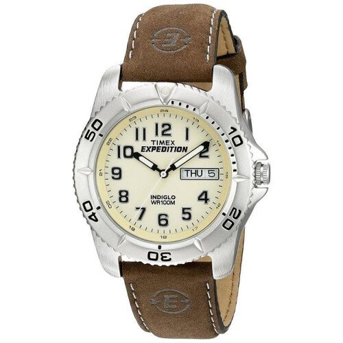 Timex Timex Expedition Quartz Traditional Watch with Off-White Dial Analogue Display