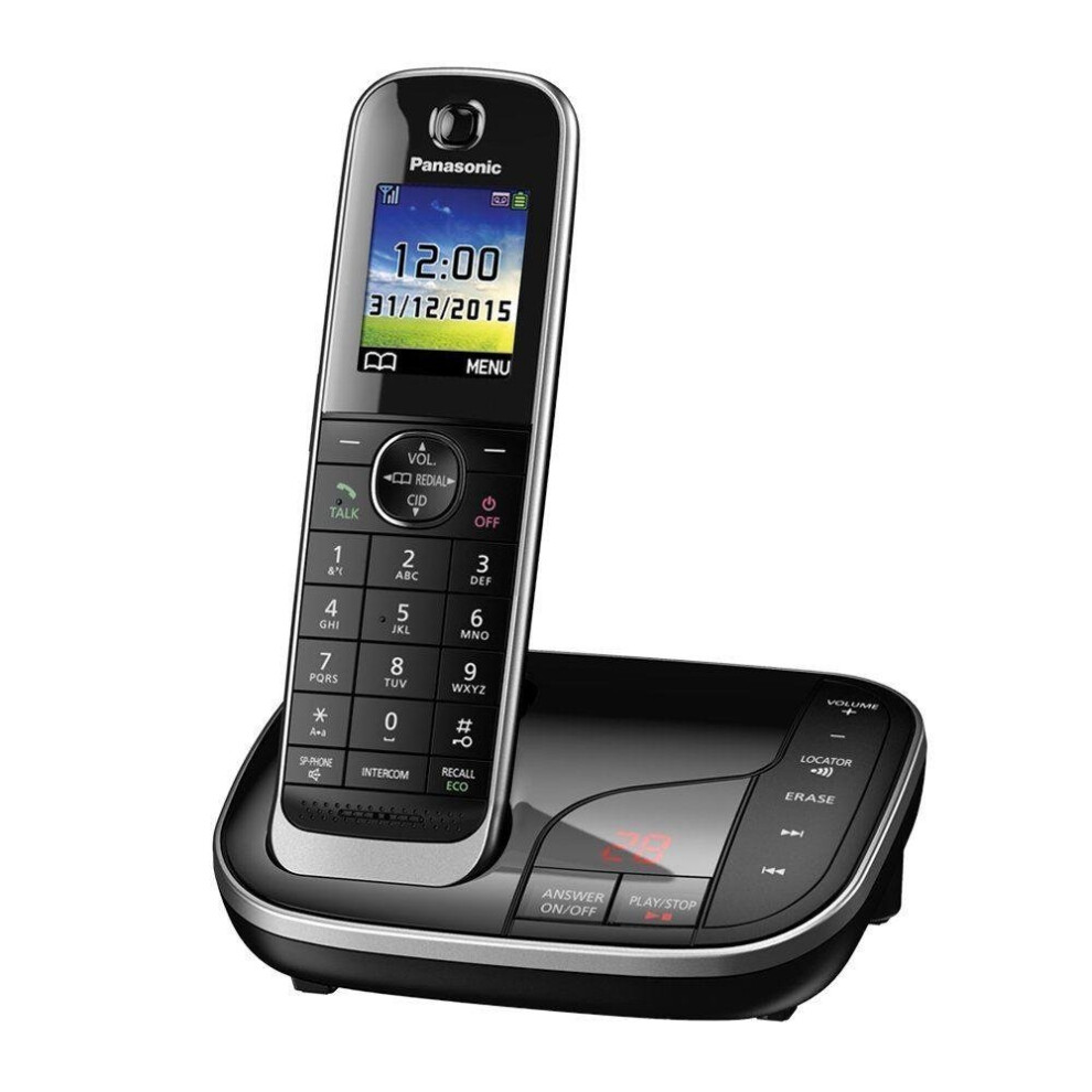 Panasonic Handset Cordless Home Phone Nuisance Call Blocker and LCD Colour Display