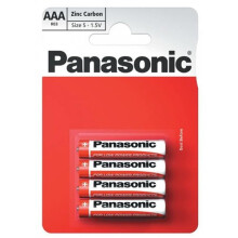 Panasonic 1010 Zinc AAA Micro Special Power Battery - Pack of 12 (R03R-4BP)