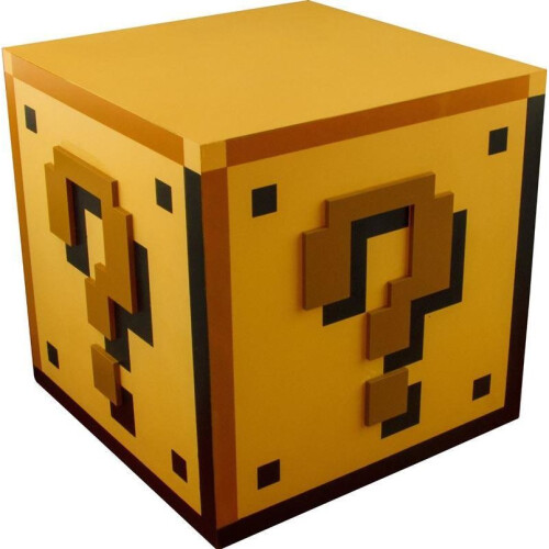 Super Mario Super Mario Bros Question Block Light Multi-Colour USB or battery Powerd