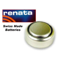 Renata 357 Mercury Free Battery Silver 1.55V - Pack of 10 (SR44W)