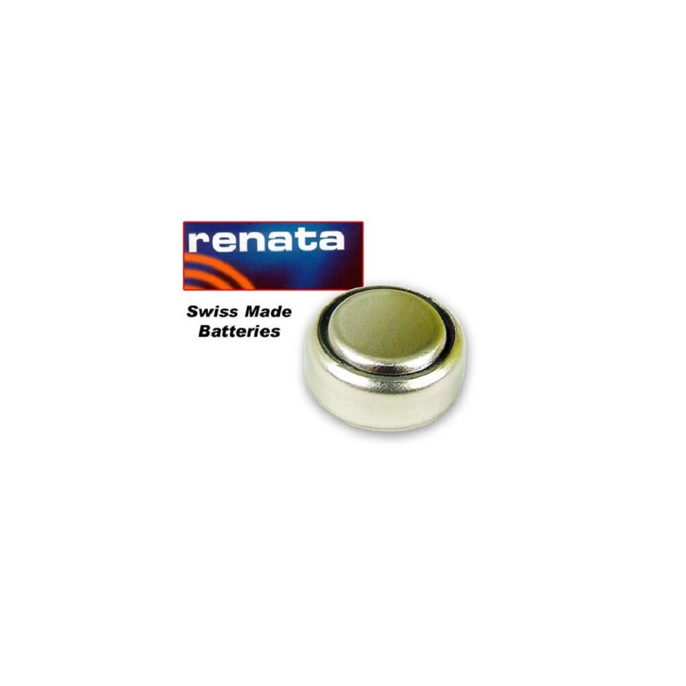 Renata 357 Mercury Free Battery Silver 1.55V - Pack of 10 (SR44W)