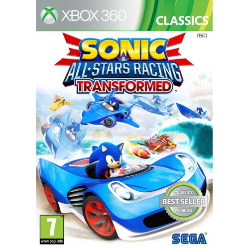 Sonic and All Stars Racing Transformed Classics Xbox 360