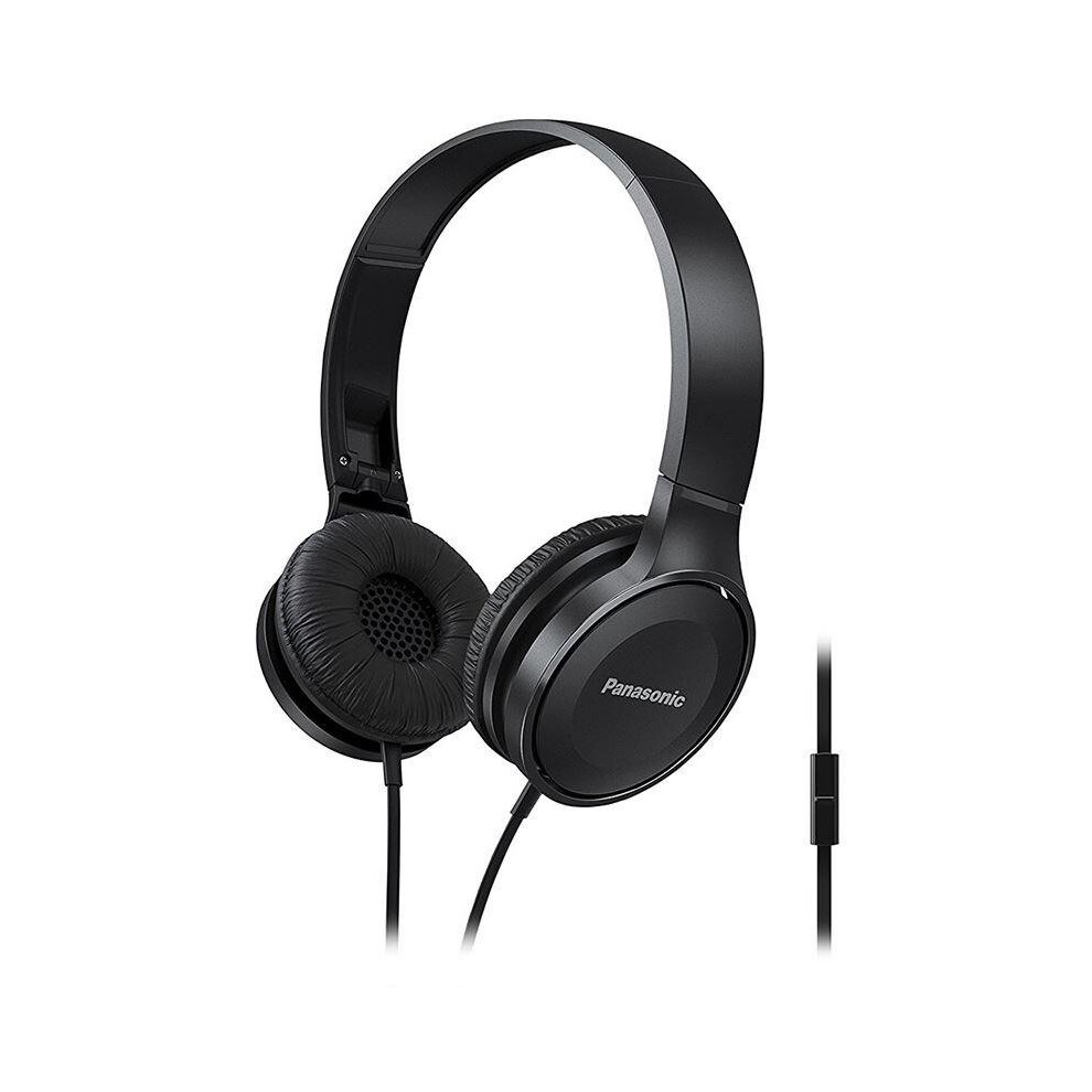 Panasonic Circumaural Head-band Black - headphones (Model No. RP-HF100ME)