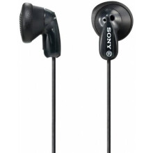 Sony MDR-E9LP Earphones - Black | In-Ear Wired Headphones